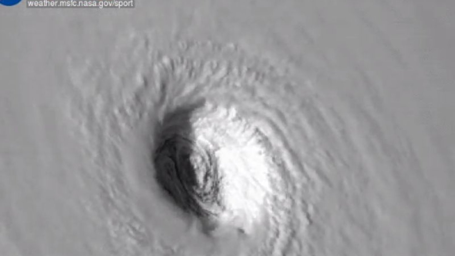 Huragan Irma widziany z kosmosu