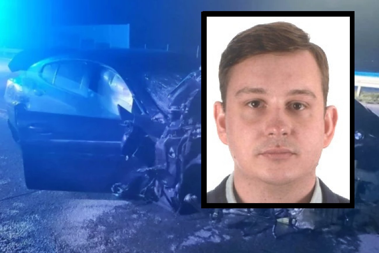 Sebastian Majtczak jest poszukiwany w związku z postawieniem mu zarzutu spowodowania wypadku drogowego