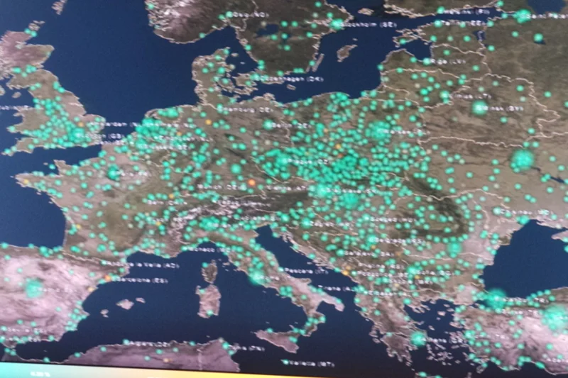 Eset codziennie dostaje 200 tysięcy plików. Na mapie wyświetla się skąd przyszedł plik