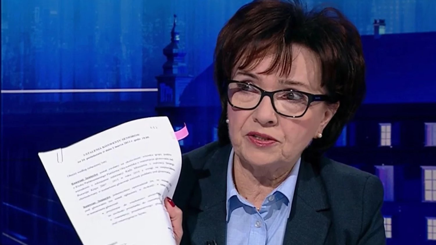 Marszałek Sejmu Elżbieta Witek.
