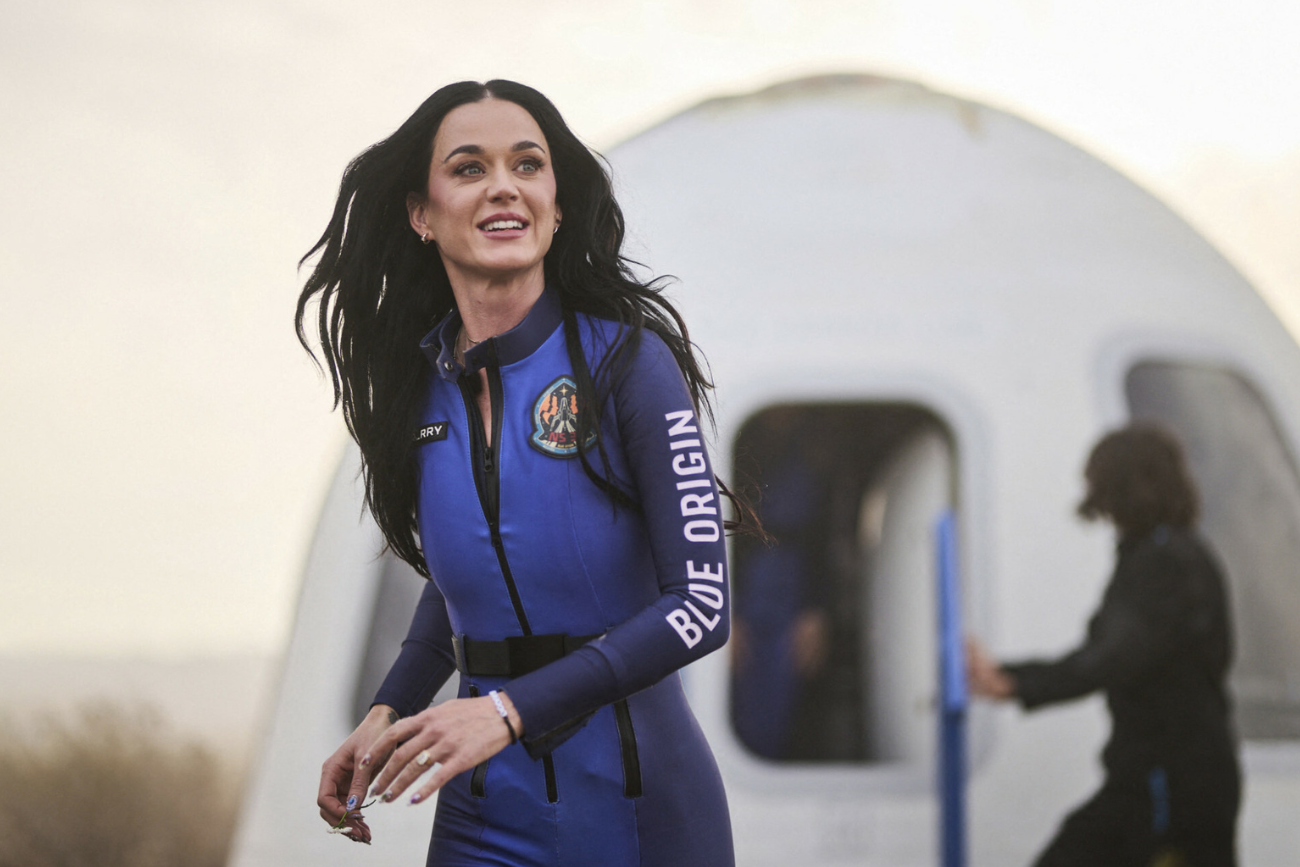 Katy Perry była w kosmosie.