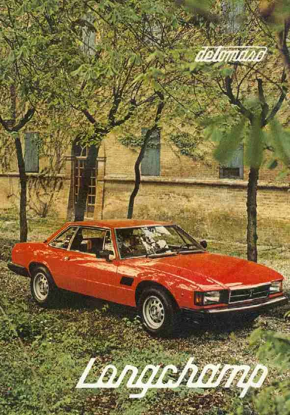 Folder Reklamowy De Tomaso Longchamp - włochy