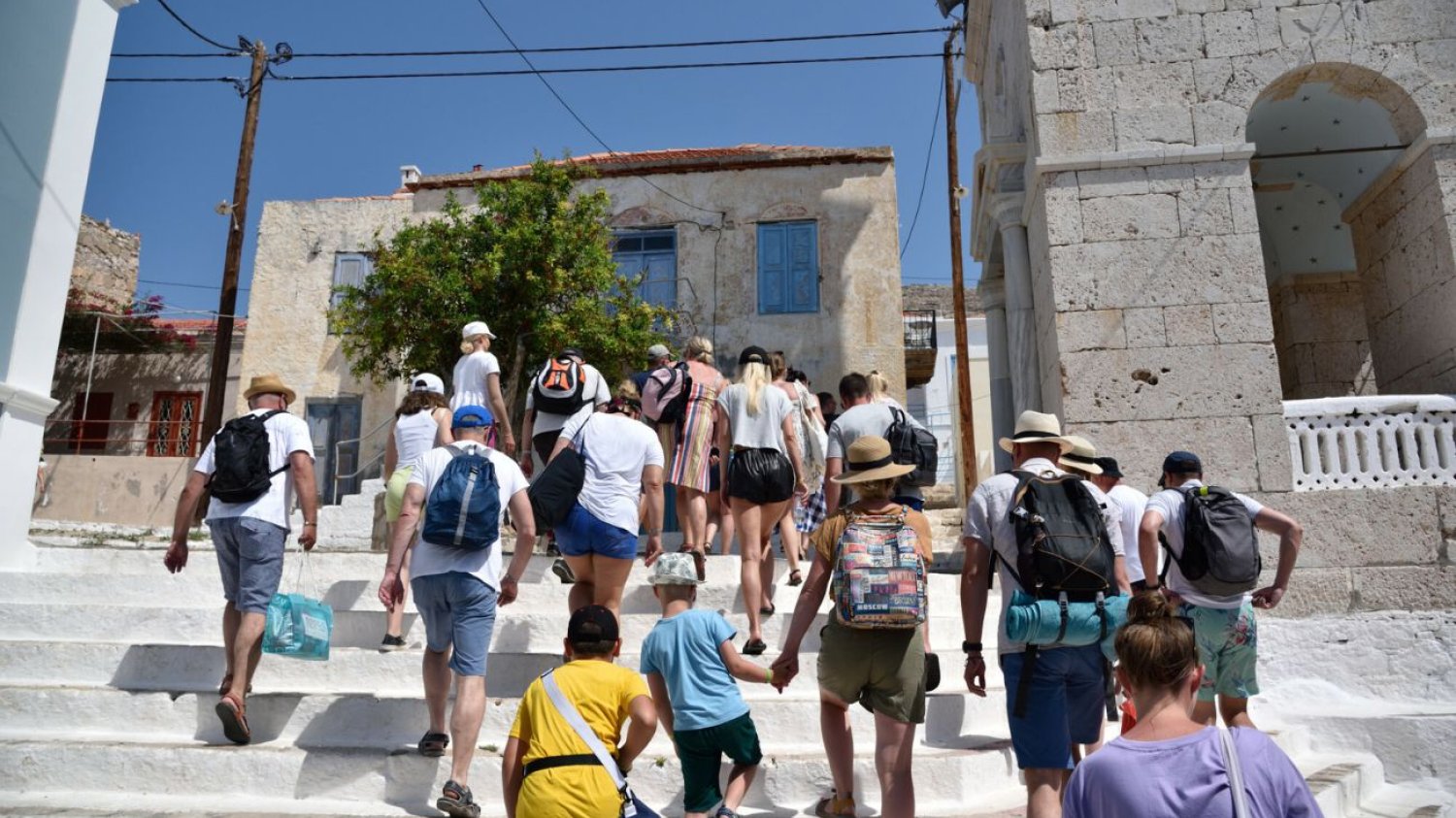 Turyści na Rodos
