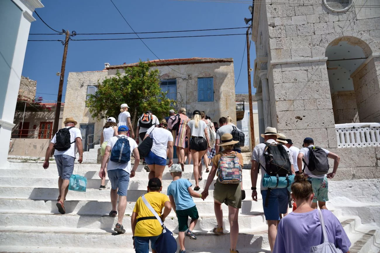 Turyści na Rodos