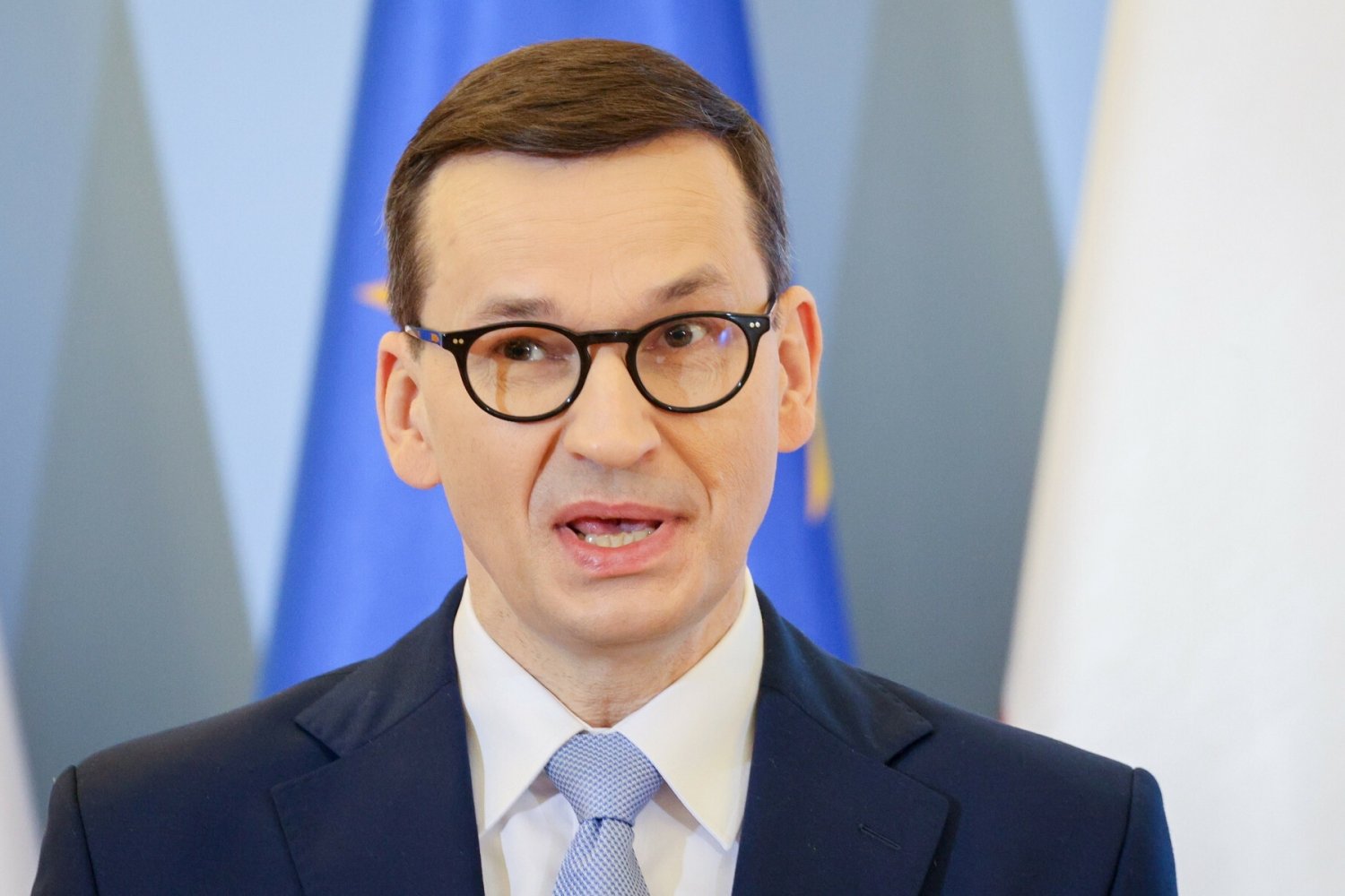 Mateusz Morawiecki krytykuje Janiną Ochojską za słowa o Straży Granicznej i Eichmannie.