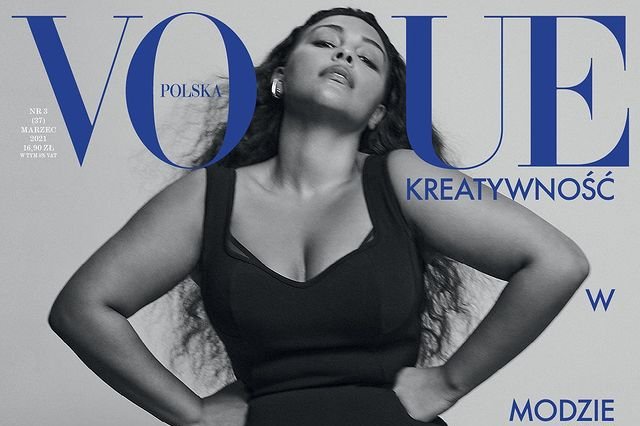 Paloma Elsesser na okładce marcowego wydania magazynu "Vogue Polska"