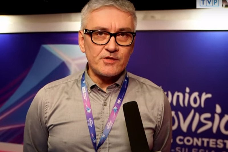 Artur Orzech skomentuje Eurowizję.