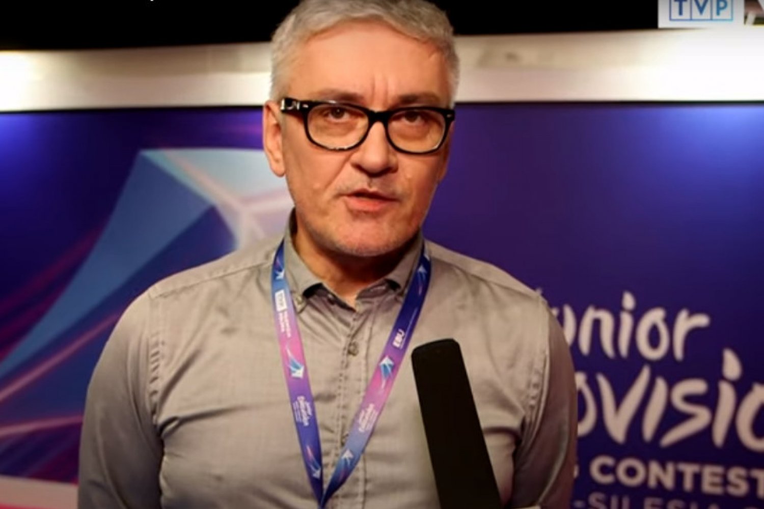 Artur Orzech skomentuje Eurowizję.