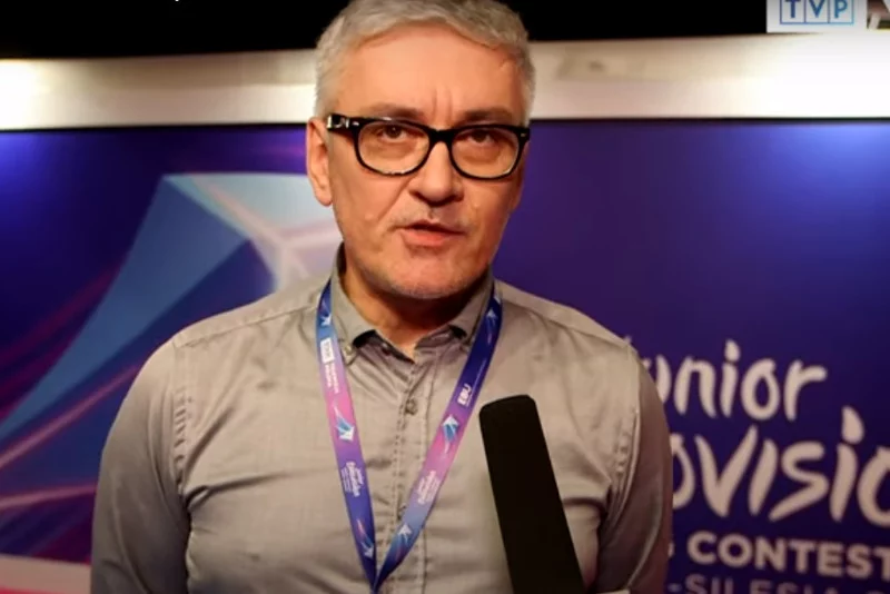 Artur Orzech skomentuje Eurowizję.