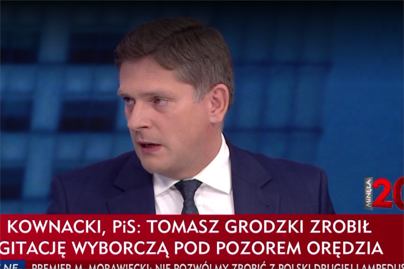 Bartosz Kownacki o orędziu Tomasza Grodzkiego.