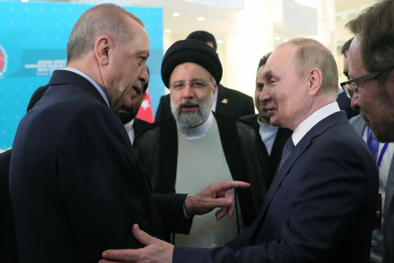 Erdogan, Raisi, Putin