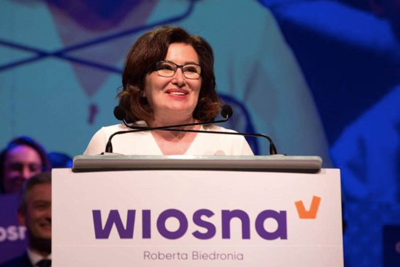 Posłanka Wiosny Beata Maciejewska często pojawia się w programach TVP.