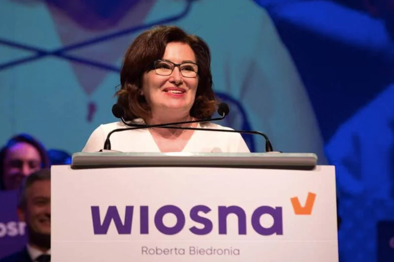 Posłanka Wiosny Beata Maciejewska często pojawia się w programach TVP.