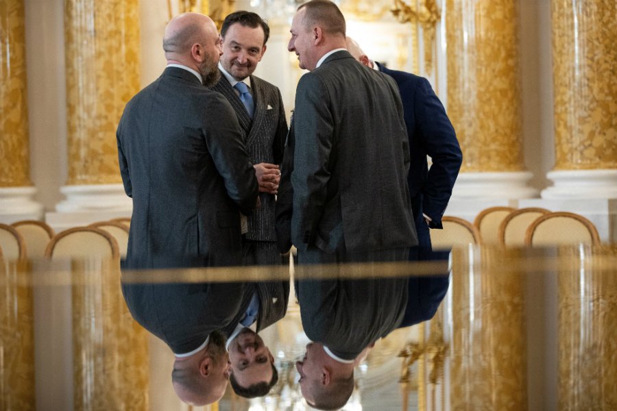 Zakażenie koronawirusem potwierdzono u Zbigniewa Łupiny z KRS. Na zdjęciu rzecznik KRS Maciej Mitera, który potwierdził te informacje.