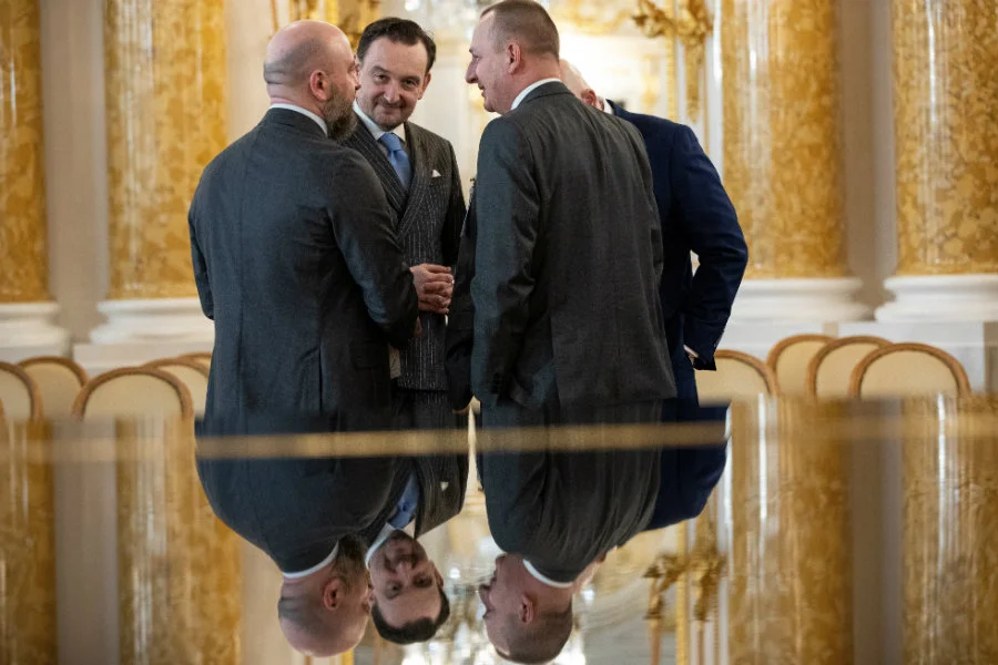 Zakażenie koronawirusem potwierdzono u Zbigniewa Łupiny z KRS. Na zdjęciu rzecznik KRS Maciej Mitera, który potwierdził te informacje.
