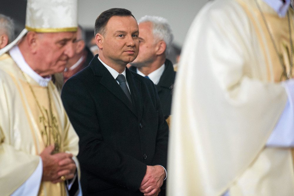 Prezydent Andrzej Duda wziął udział w uroczystościach intronizacji Jezusa Chrystusa na Króla Polski.