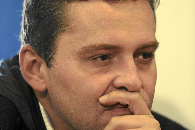 Cezary Gmyz, autor artykułu "Rzeczpospolitej" o trotylu na wraku tupolewa.