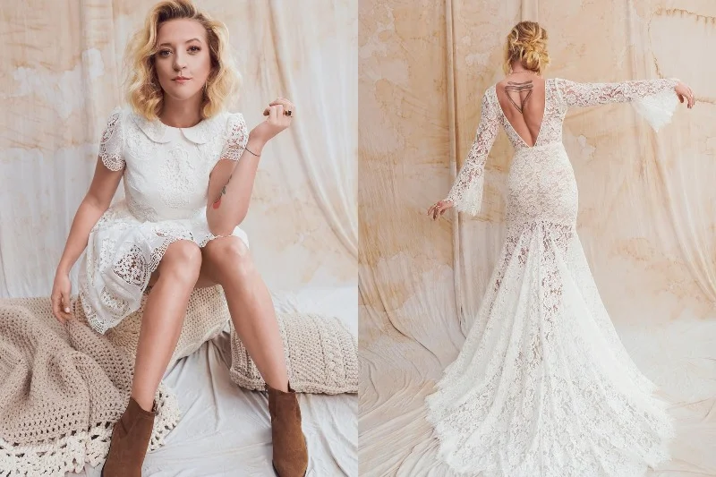 Lara Gessler wraz z Asią Kubiak stworzyły kolekcję sukni ślubnych. To delikatne kreacje w stylu boho
