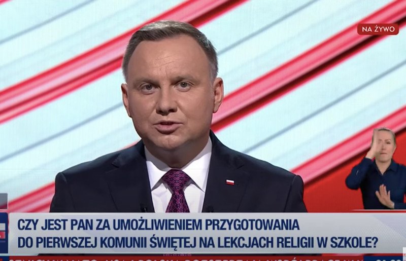W środę 17 czerwca odbyła się przedwyborcza debata w TVP. Wzięło w niej udział 11 kandydatów.