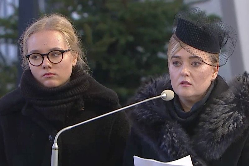 Żona i córka Pawła Adamowicza przemówiły podczas mszy pogrzebowej prezydenta Gdańska.