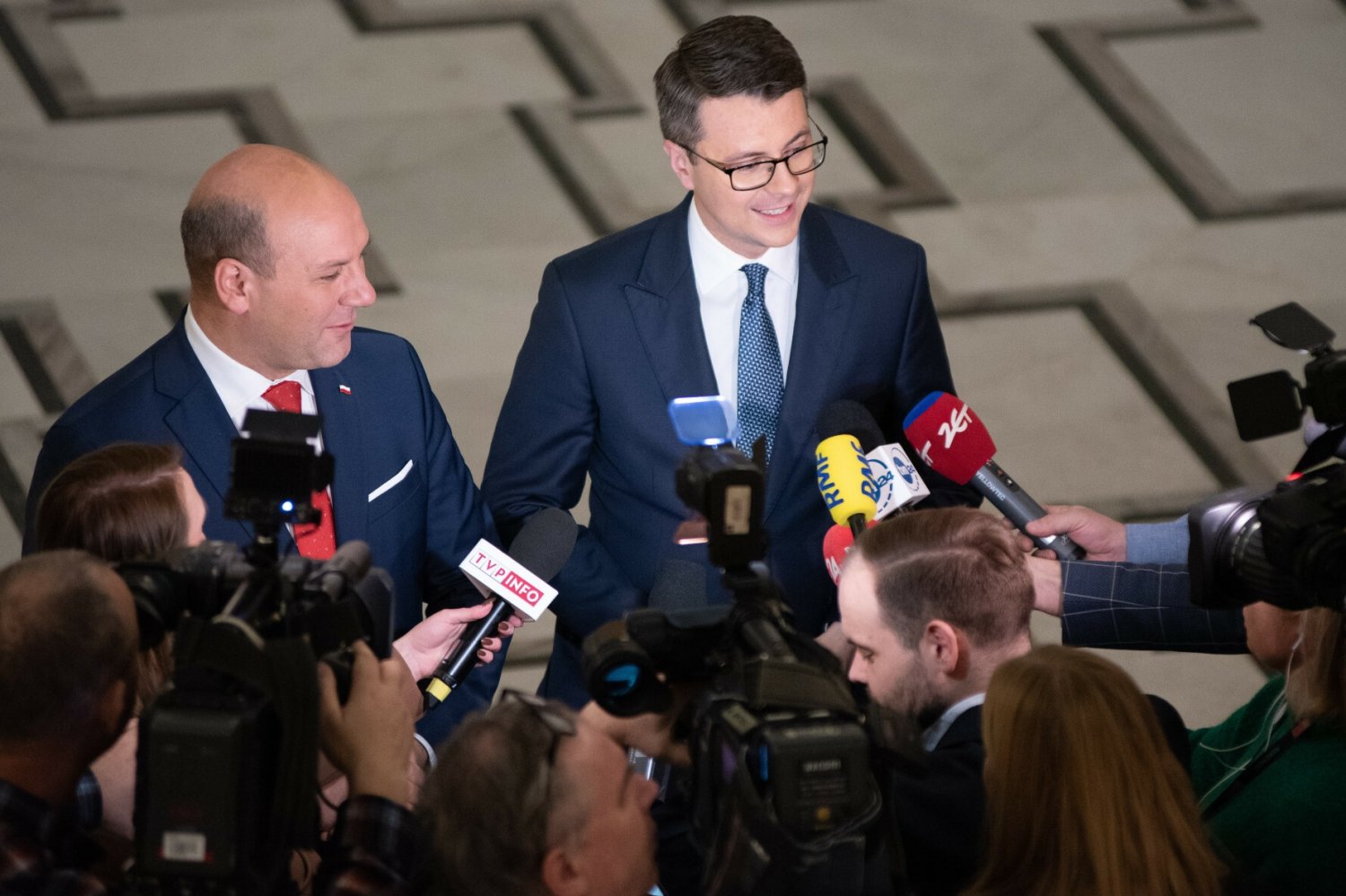 Konferencja prasowa przedstawicieli rządu