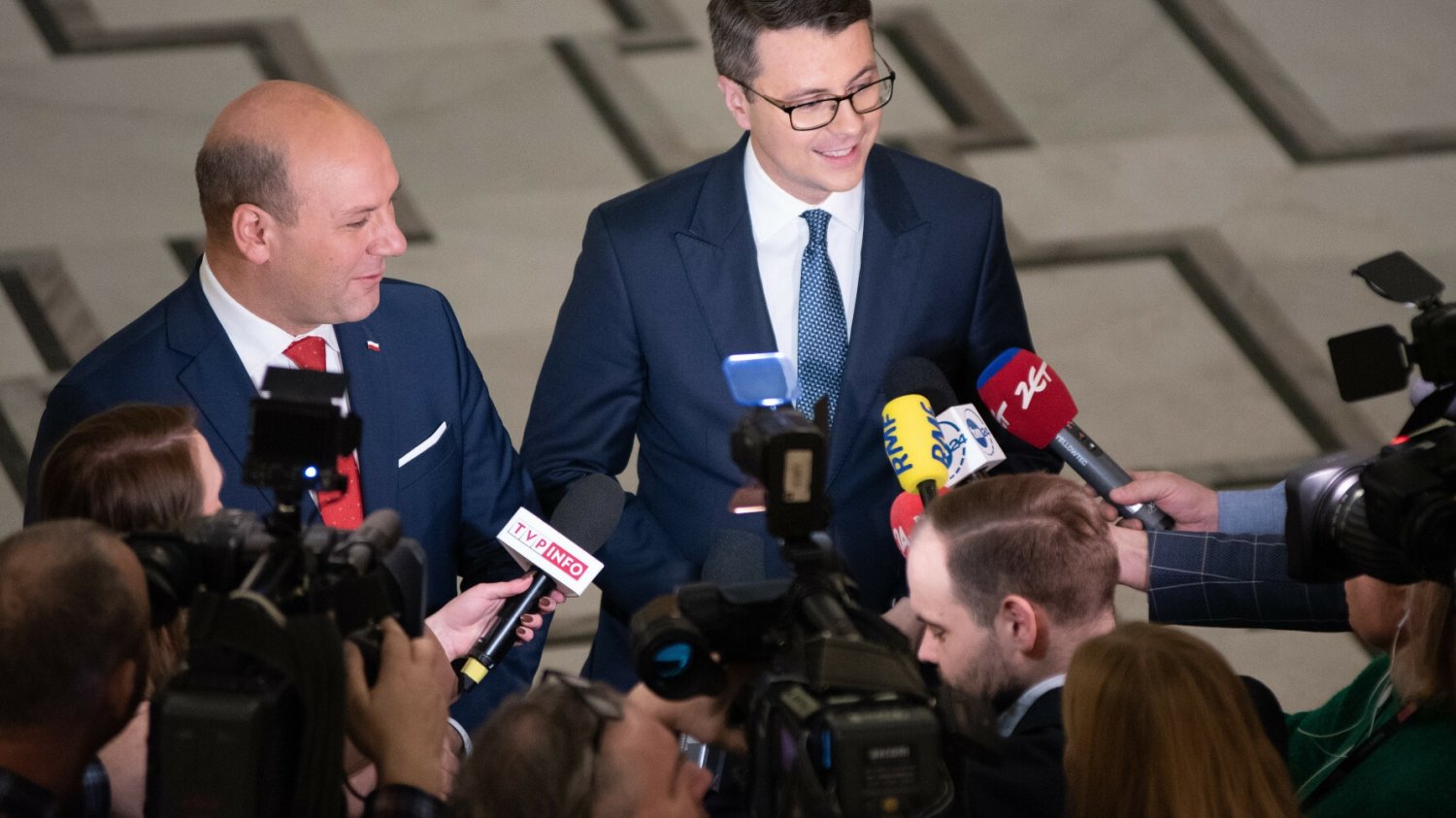 Konferencja prasowa przedstawicieli rządu