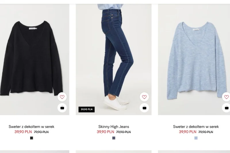 W H&M znajdziecie wiele ubrań i dodatków poniżej 45 złotych