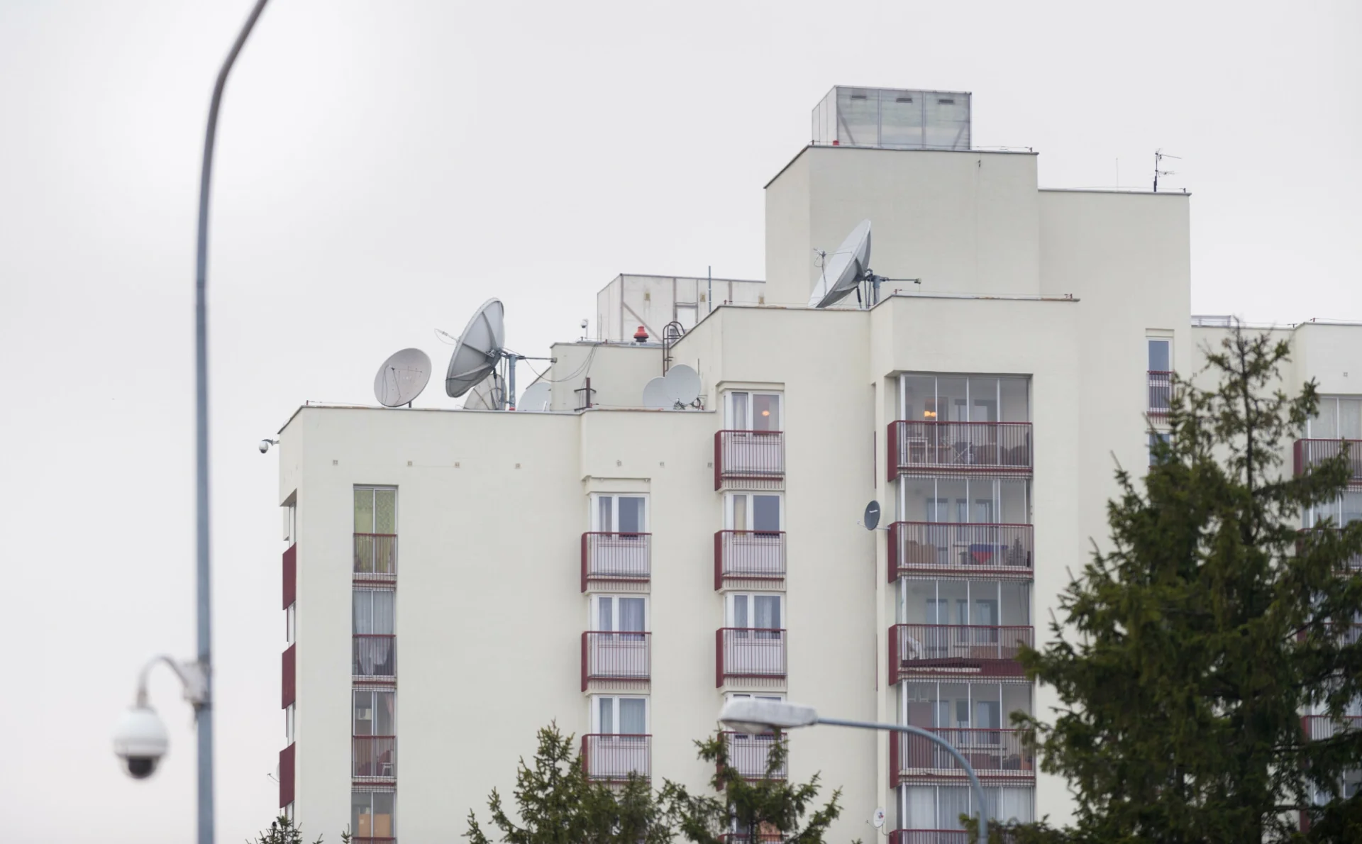Budynek rosyjskich dyplomatów przy ulicy Beethovena 3 w Warszawie.