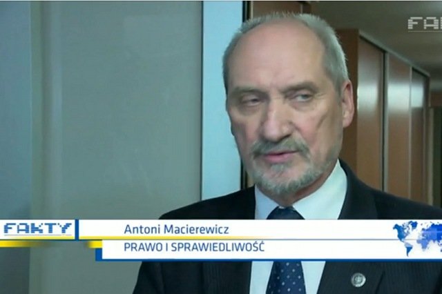 Antoni Macierewicz podejmie kroki prawne wobec "Faktów" TVN