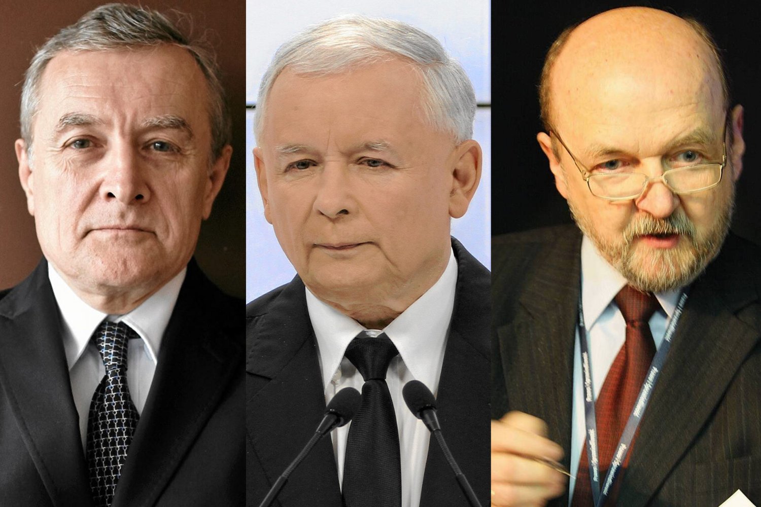 Ryszard Legutko, Jarosław Kaczyński i Piotr Gliński