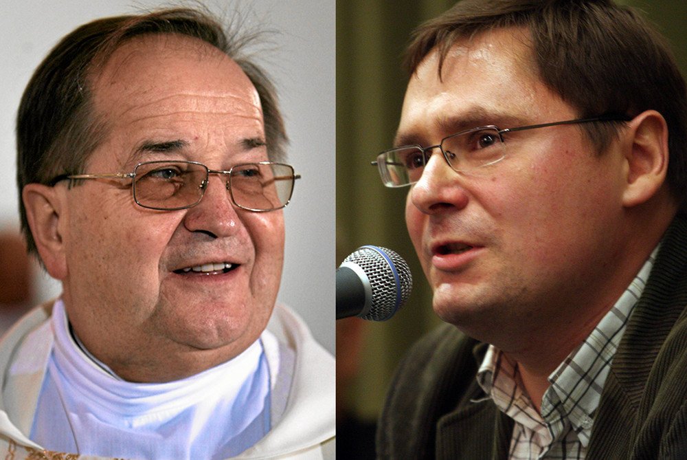 Ojciec Tadeusz Rydzyk i Tomasz Terlikowski.