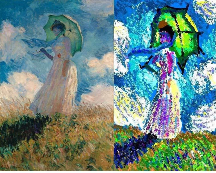 Niektórzy łączą paintowy styl z oryginalnym stylem artysty, tworząc nową gałąź sztuki