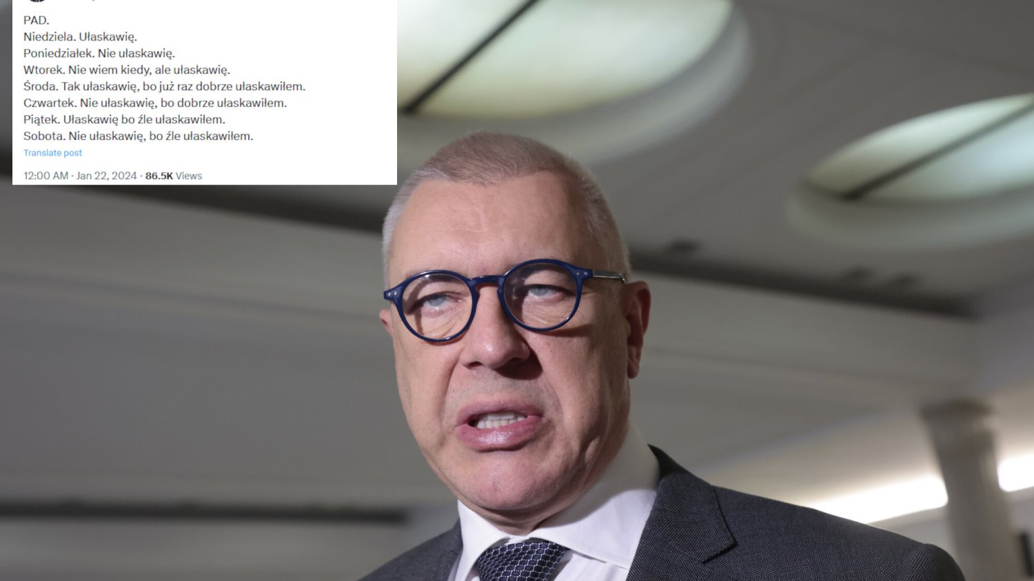 Roman Giertych kpi z Andrzeja Dudy. Chodzi o Kamińskiego i Wąsika