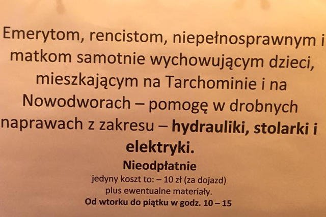 Niezwykłe ogłoszenie staje się hitem sieci