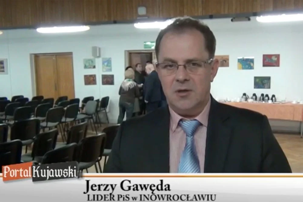 Jerzy Gawęda - działacz PiS w Inowrocławiu