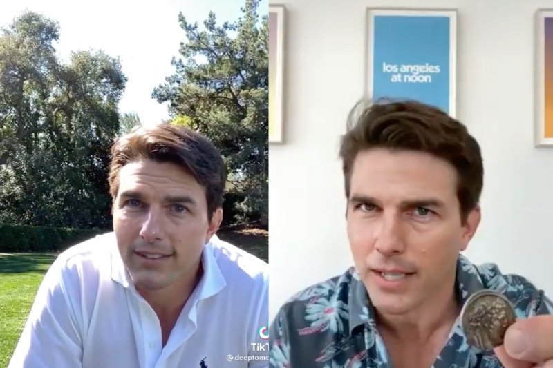 Nagrania z profilu "deeptomcruise", na których widoczny jest "podrabiany" Tom Cruise, podbiły Internet.