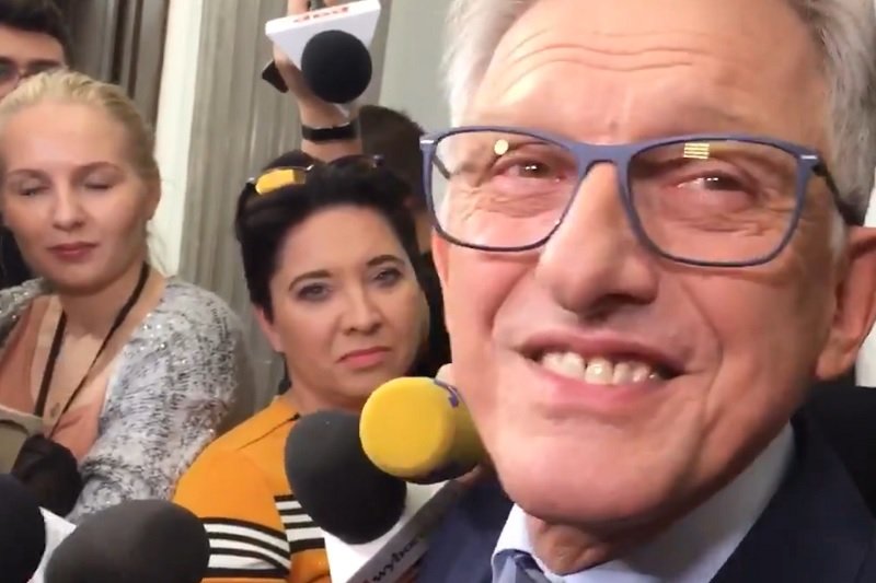 Stanisław Piotrowicz bronił swojej przeszłości w rozmowie z dziennikarzami.