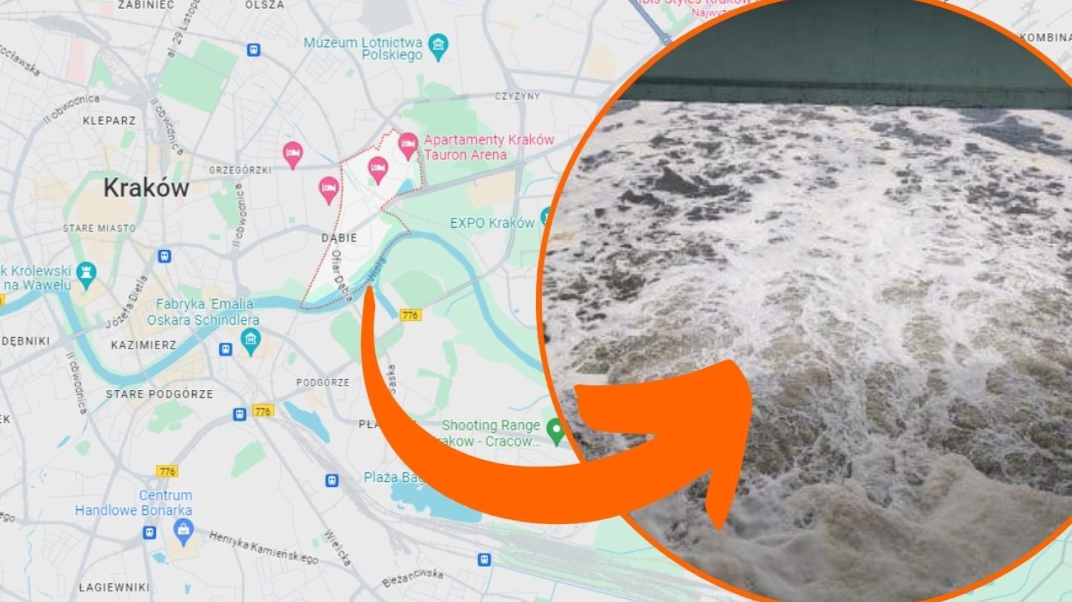 Tajemnicza piana na Wiśle w Krakowie. Przeprowadzono badania