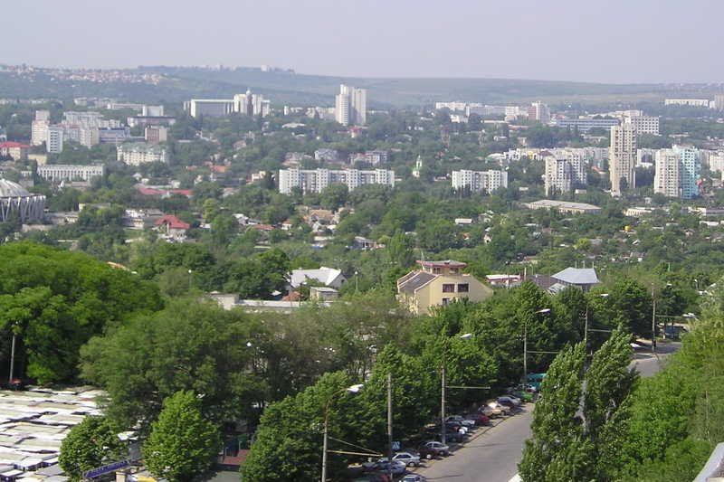 Panorama Kiszyniowa, stolicy Mołdawii.