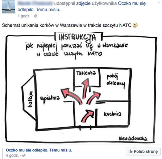 Warszawiacy ironicznie doradzają sobie, "jak przeżyć szczyt NATO".