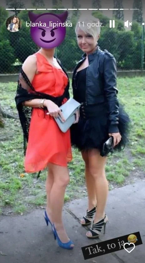Blanka Lipińska 12 lat temu.