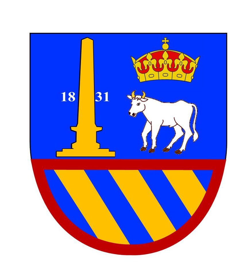 Zaproponowany przez Rafała Wodzickiego projekt herbu Grochowa.