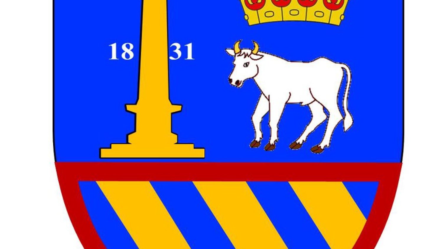 Zaproponowany przez Rafała Wodzickiego projekt herbu Grochowa.