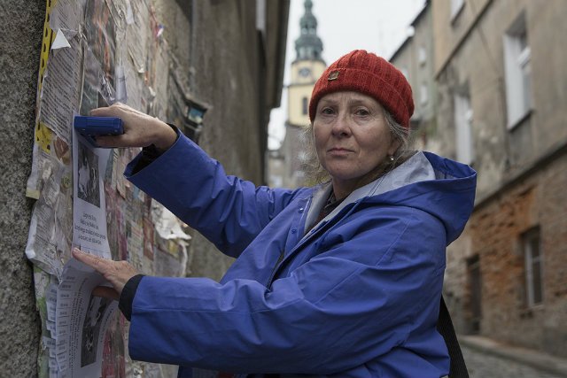 Kadr z filmu "Pokot" w reżyserii Agnieszki Holland.