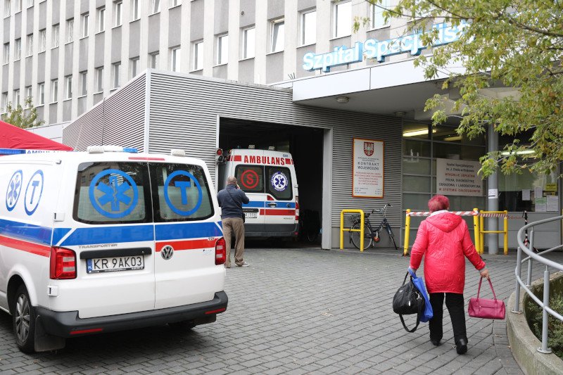 Specjalistyczny Szpital i. J. Dietla w Krakowie. Tu zmarł Dariusz Gnatowski.