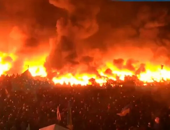 Tak wyglądał Kijów w nocy 18 lutego