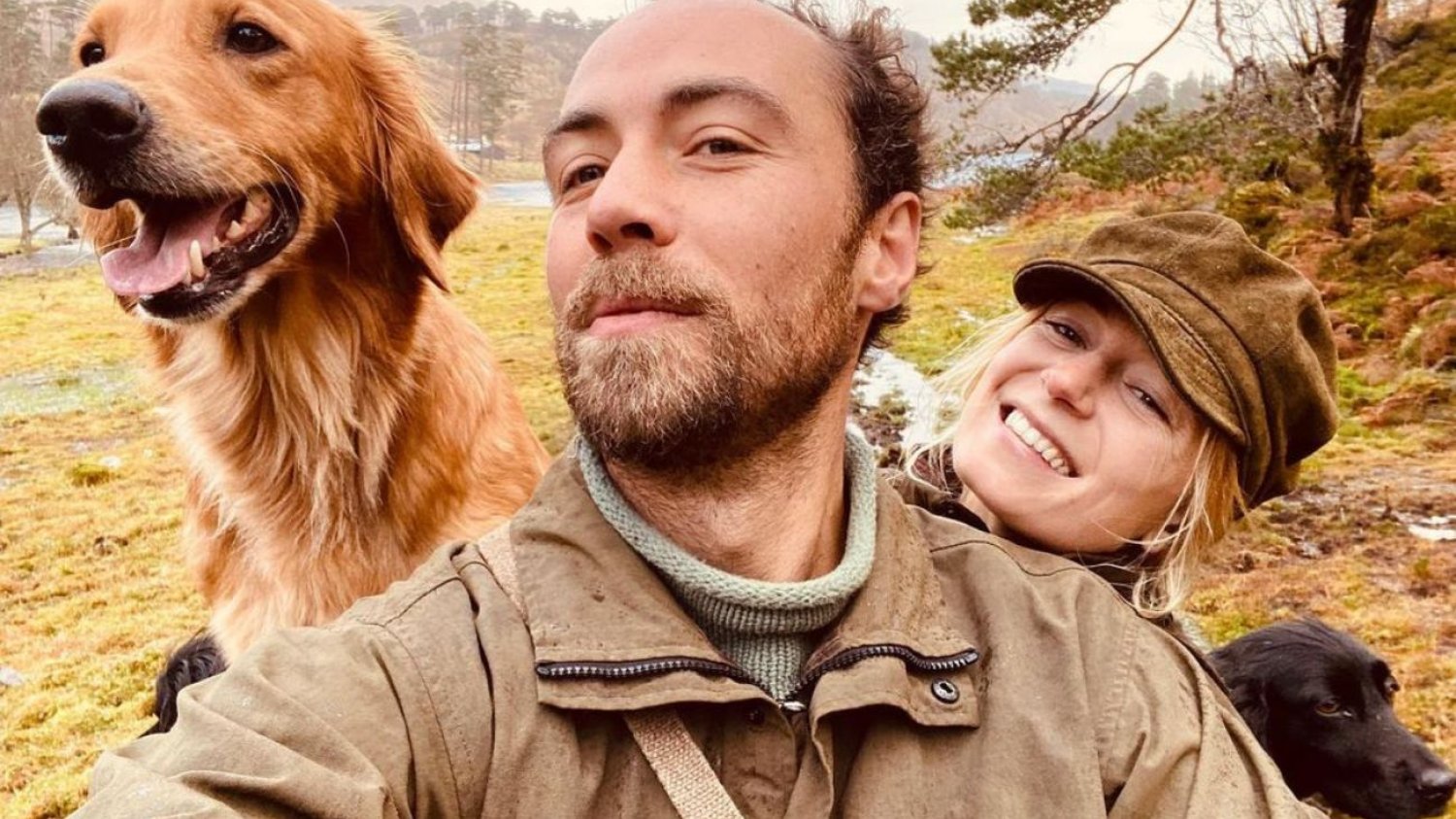 James Middleton, Alizee Thevenet  i ich psy.