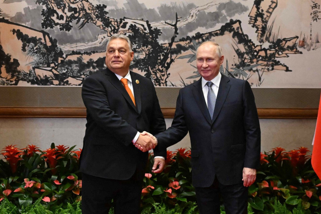 Orban z Putinem spotkali się w Chinach na forum gospodarczym