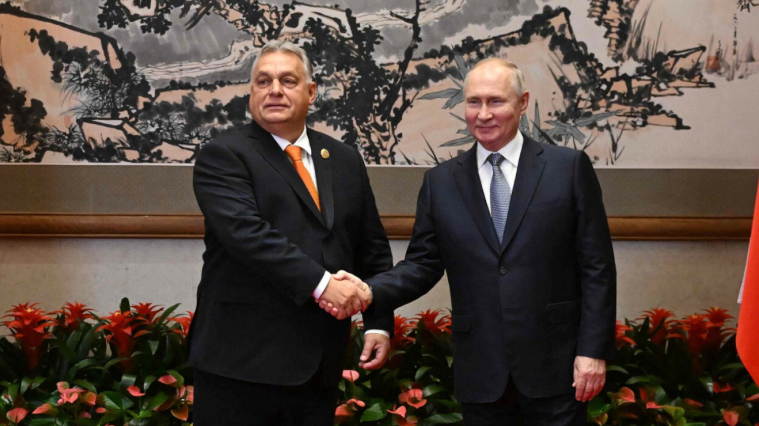 Orban z Putinem spotkali się w Chinach na forum gospodarczym
