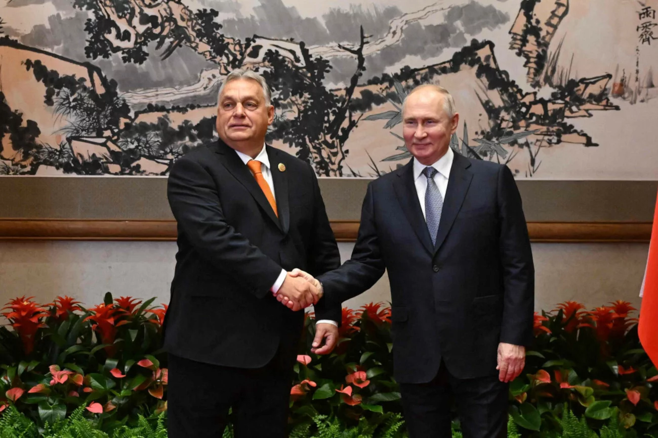 Orban z Putinem spotkali się w Chinach na forum gospodarczym